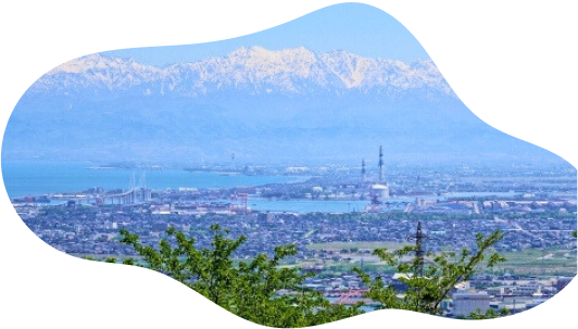 富山県射水市の風景
