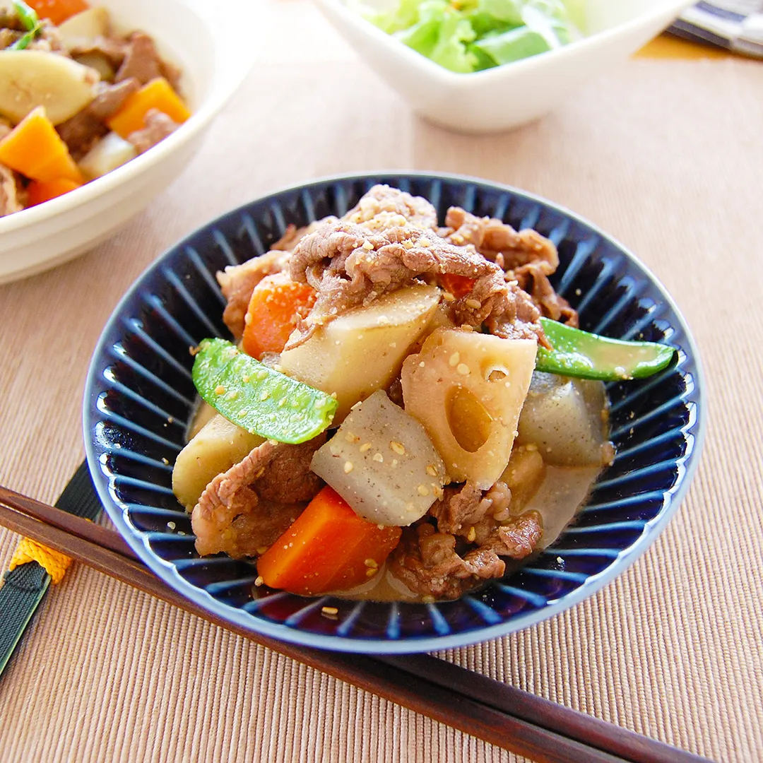 牛肉のごま筑前煮