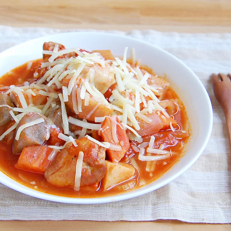 根菜のトマト煮込み