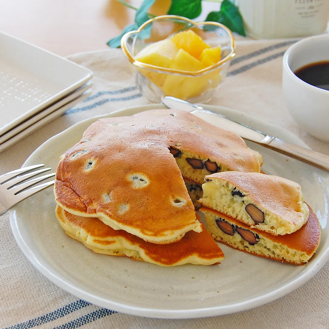 黒豆のホットケーキ