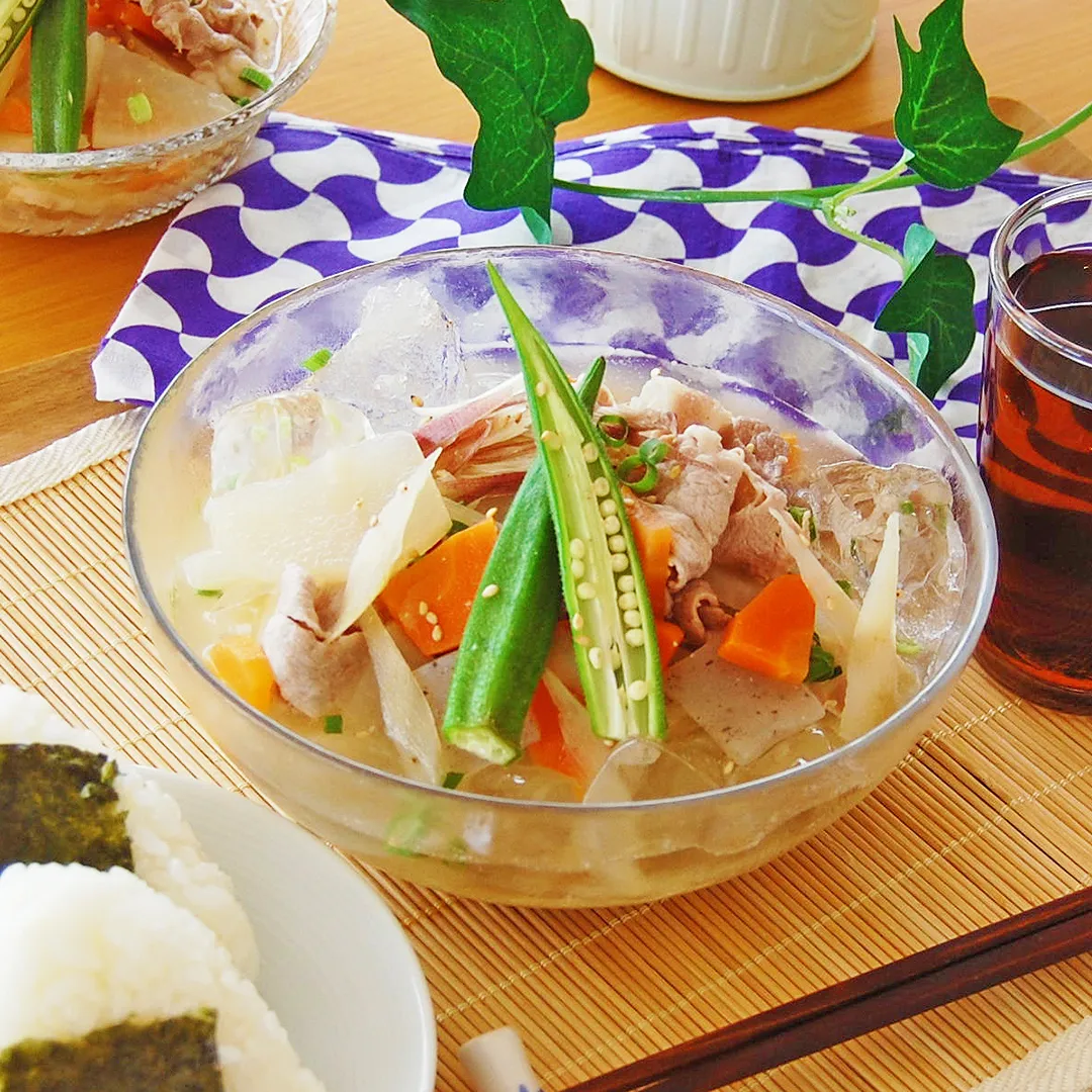 冷やし豚汁