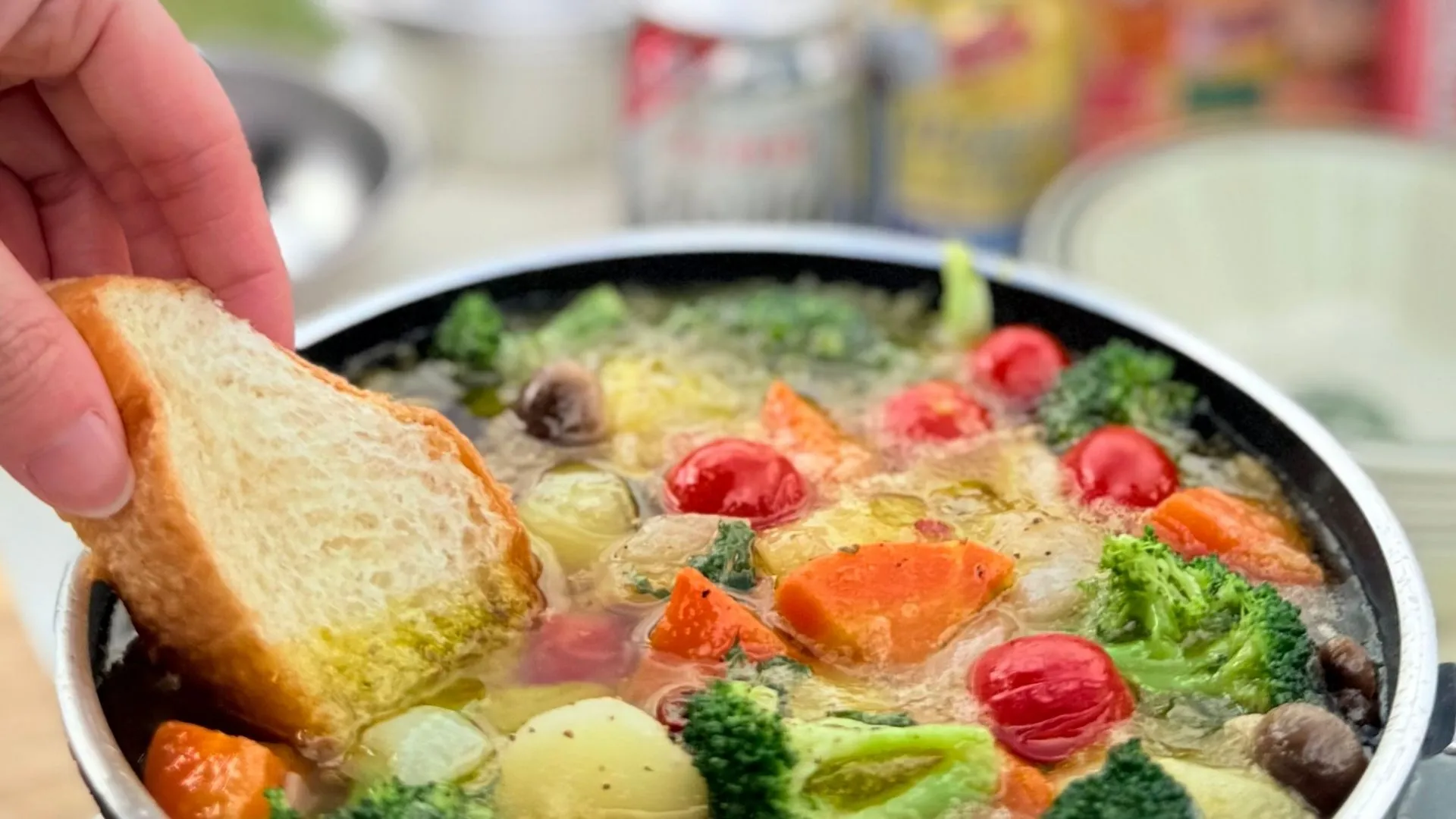 キャンベジ(調理例:アヒージョ)