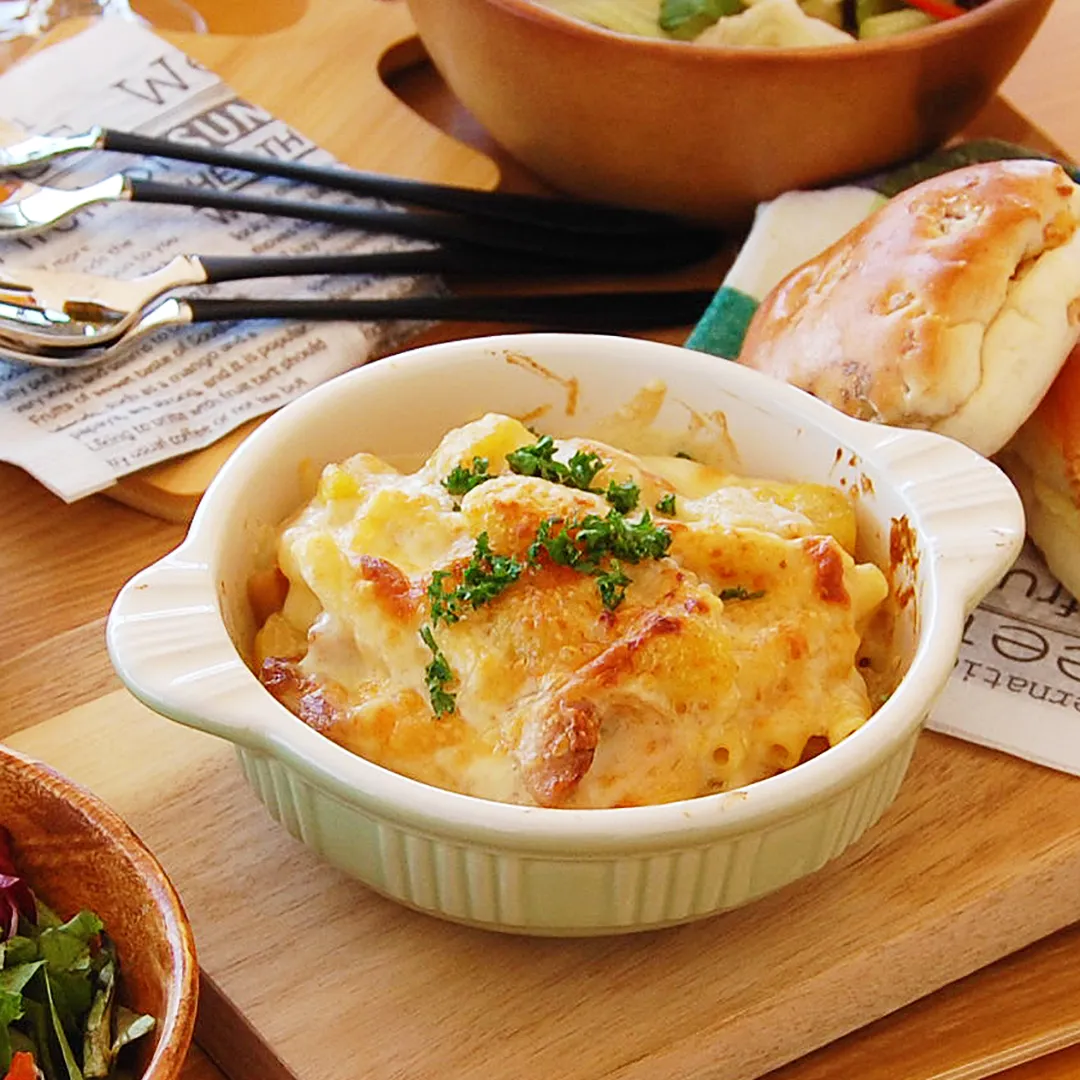 栗と鶏肉のグラタン