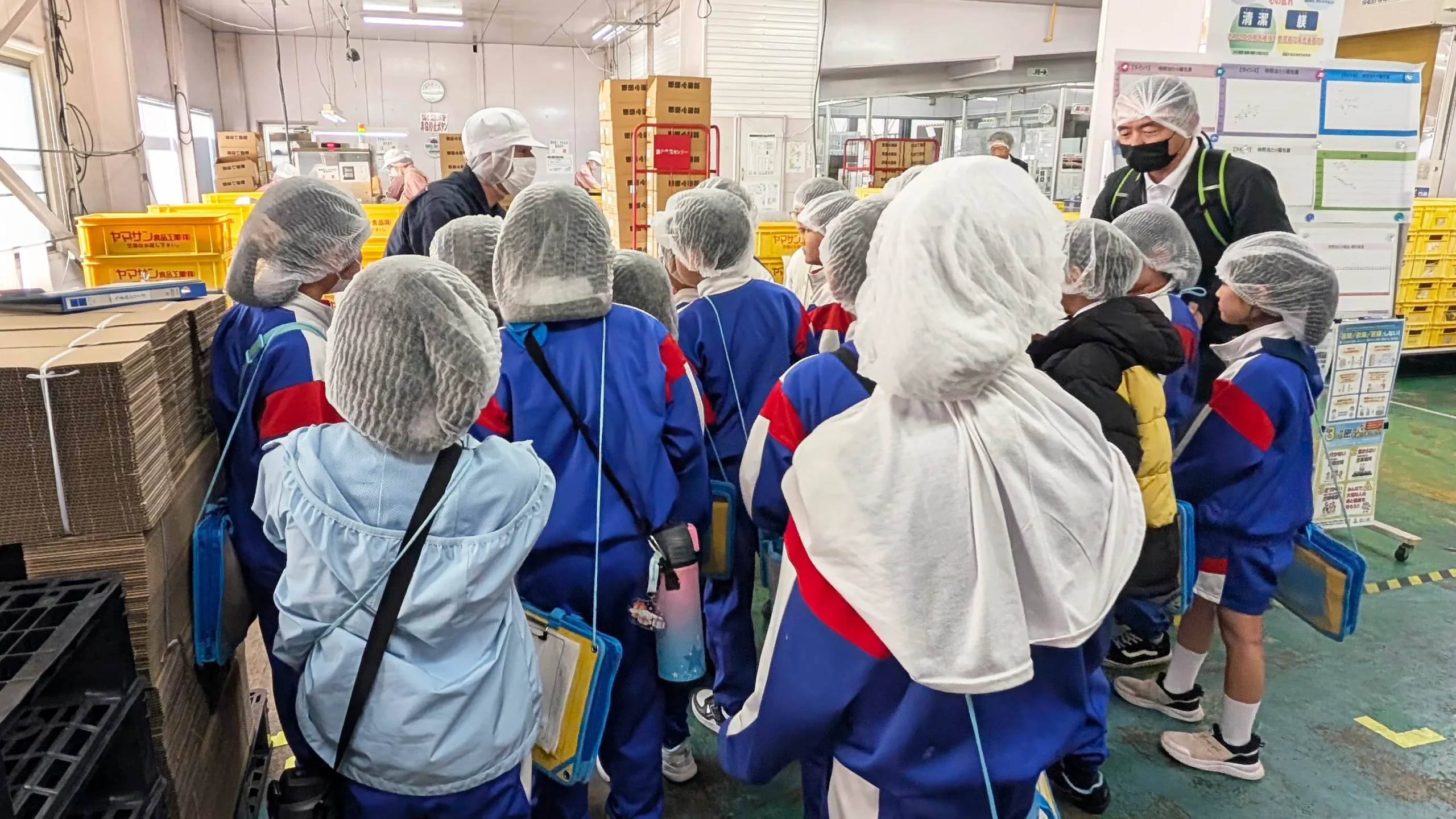 射水市立東明小学校の生徒さん達が工場見学に来られました！