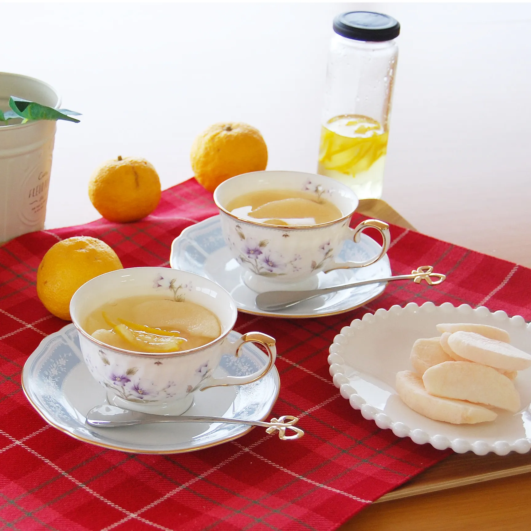 おやつな果実りんごのゆず茶