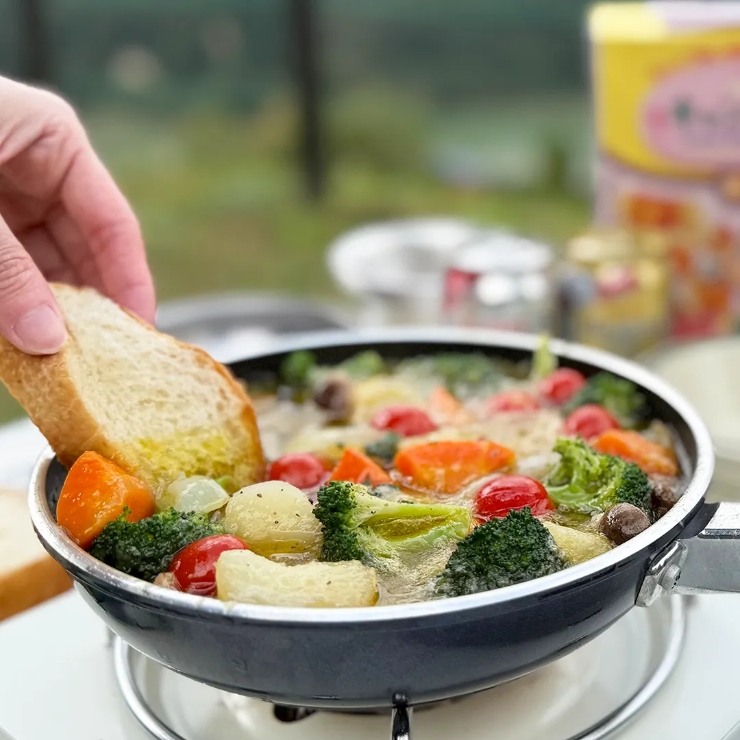 たっぷり野菜のアヒージョ