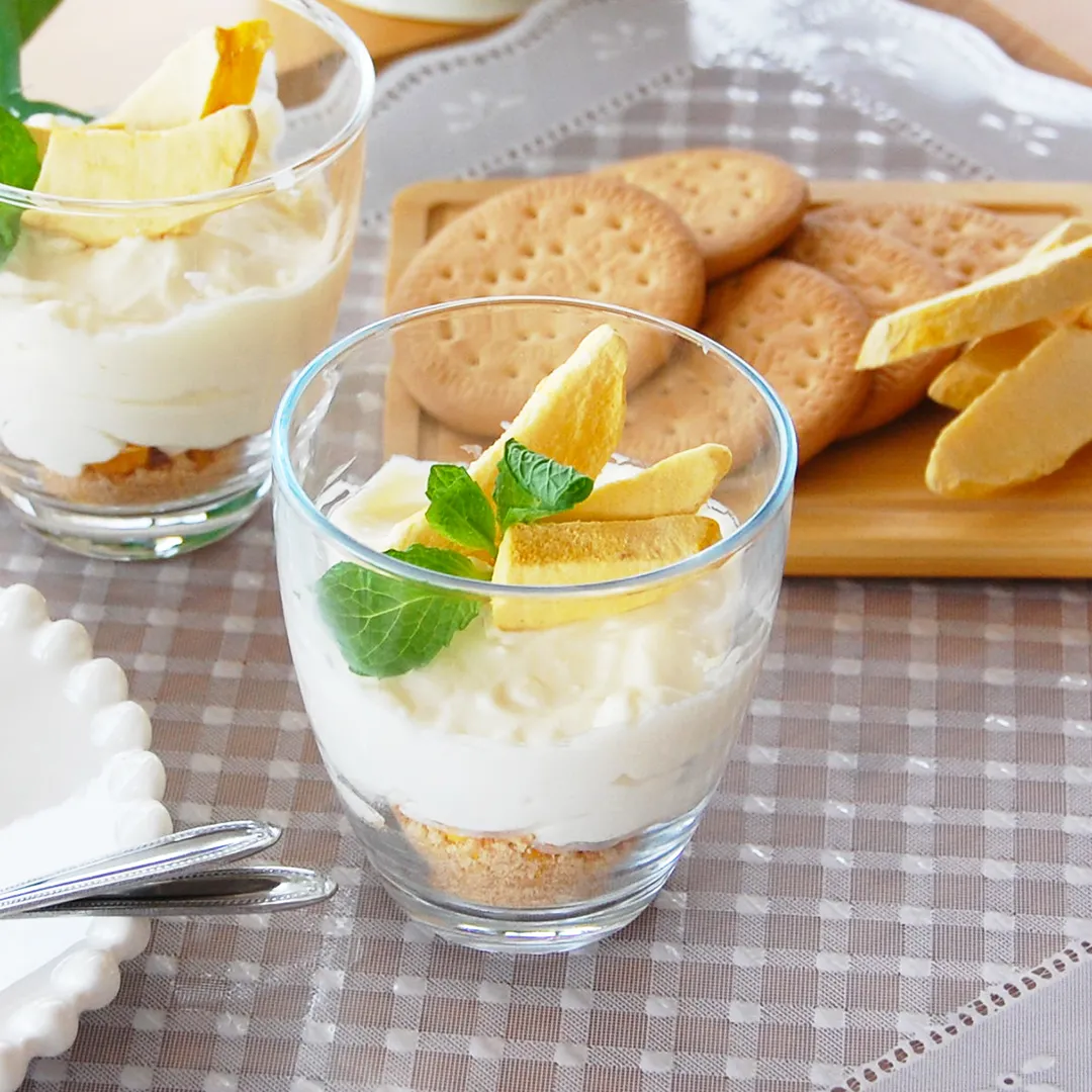 マンゴーのレアチーズムース