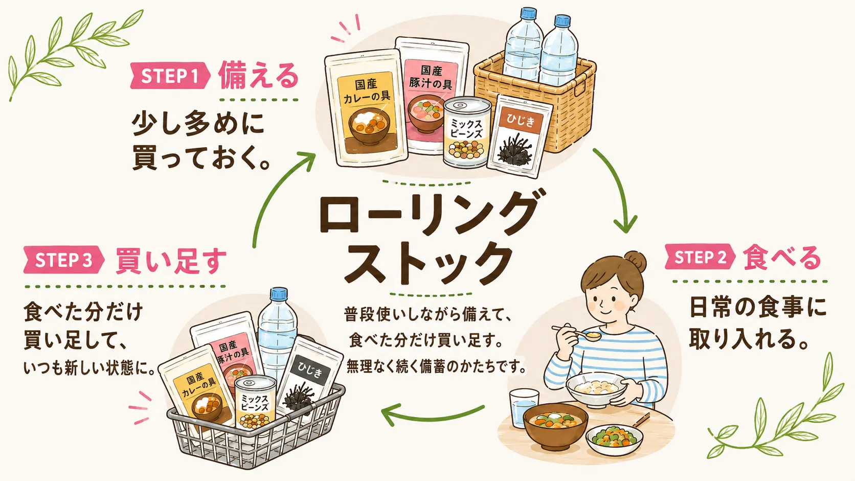 防災の日に見直そう！オフィスや家庭で失敗しないローリングストックの始め方とおすすめ防災食