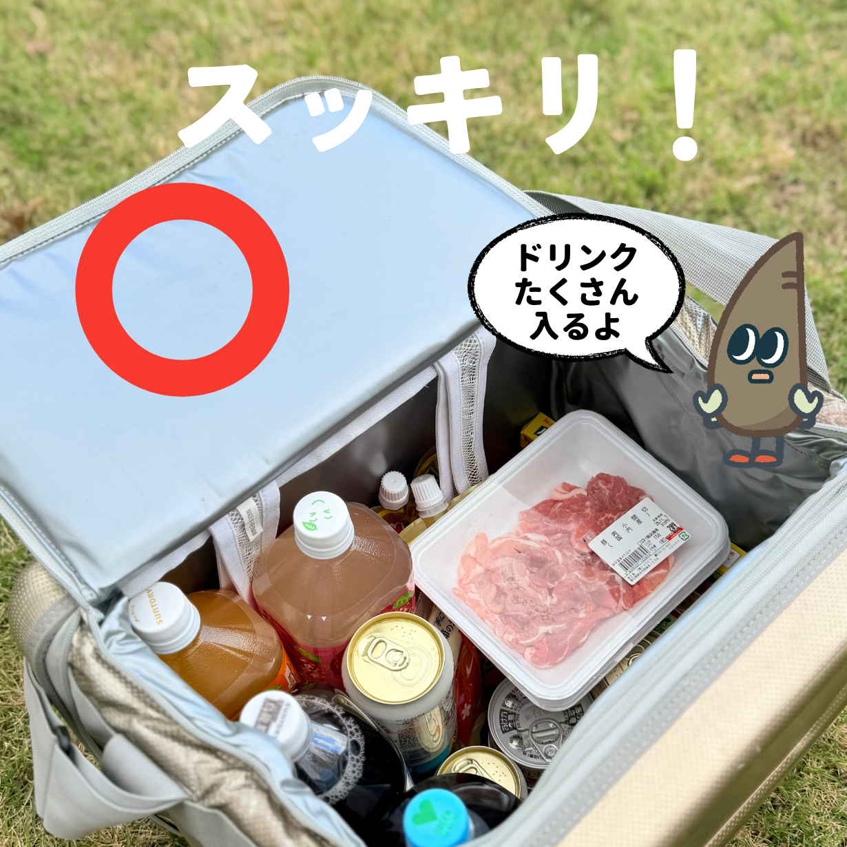 クーラーボックスすっきり