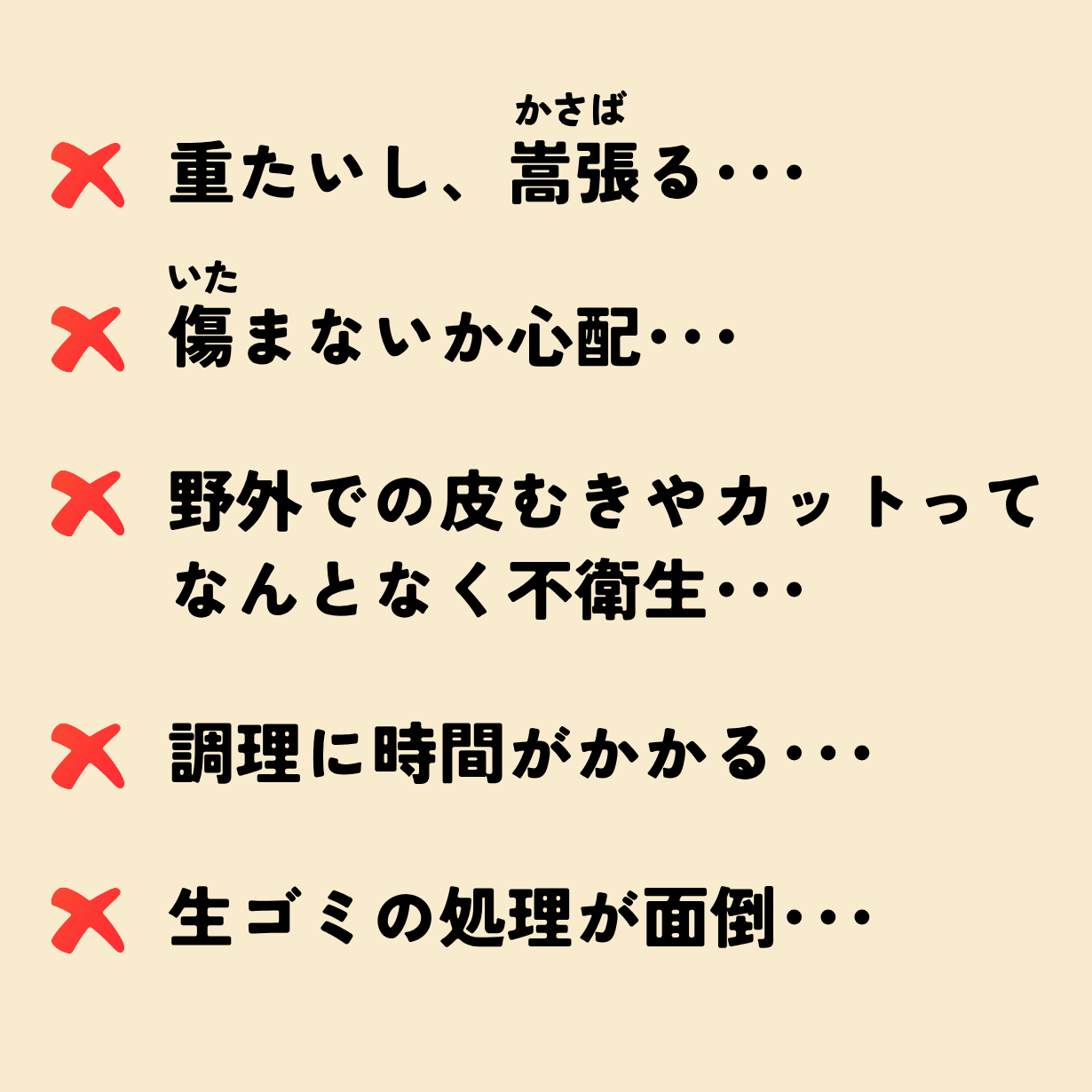 こんな悩みがある
